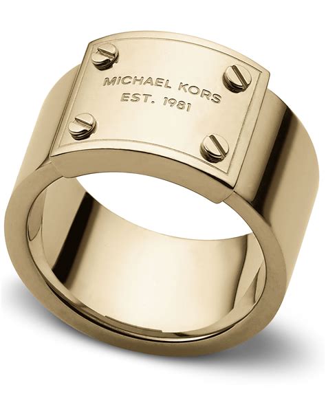 michael kors ring heritage|michael kors men's ring.